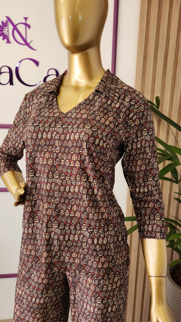 conjunto calça e blusa manga 3/4 fluity look feminino