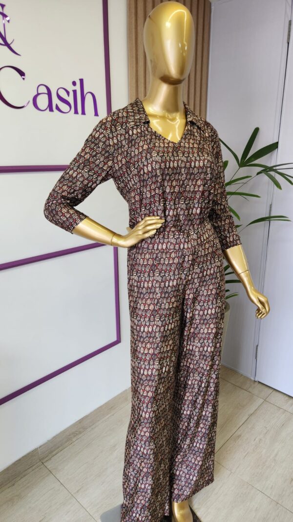 conjunto calça e blusa manga 3/4 fluity look feminino