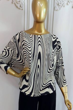 blusa manga morcego fluity