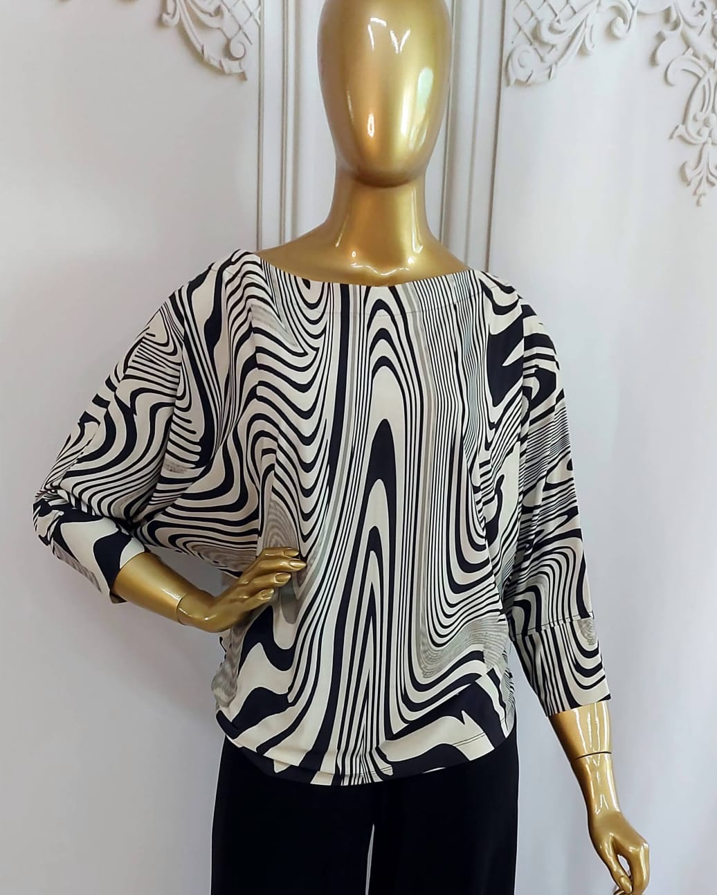 blusa manga morcego fluity