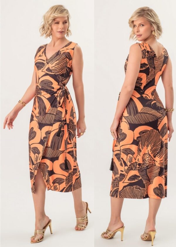 vestido midi envelope