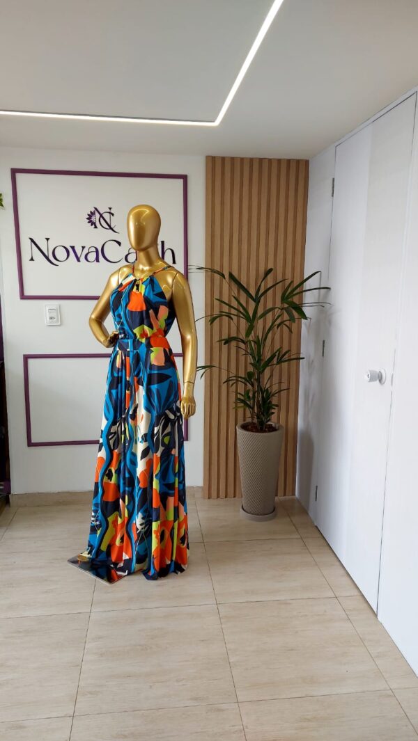 conjunto fashion saia longa fluity