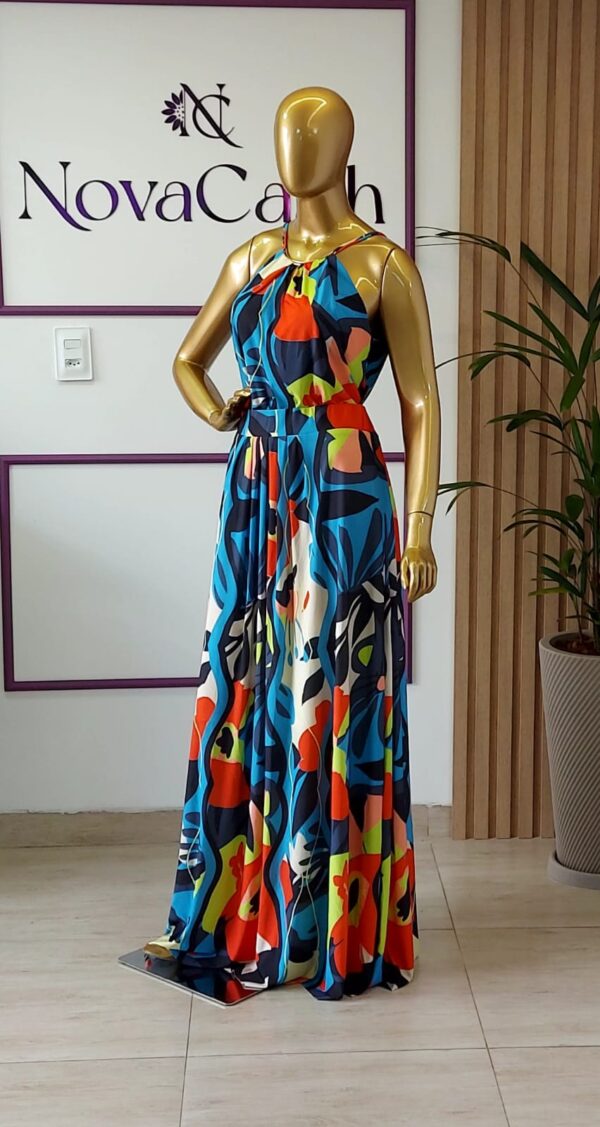 conjunto fashion saia longa fluity