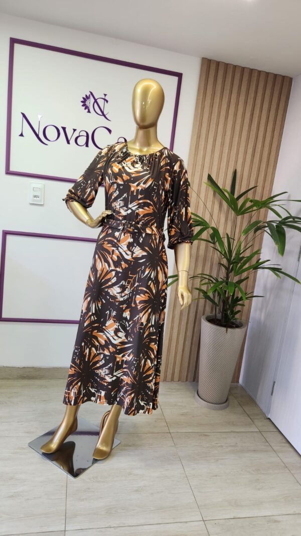 vestido longuete look feminino