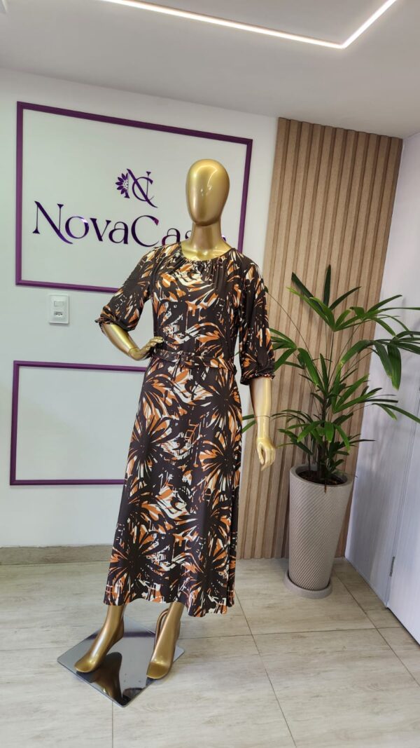 vestido longuete look feminino