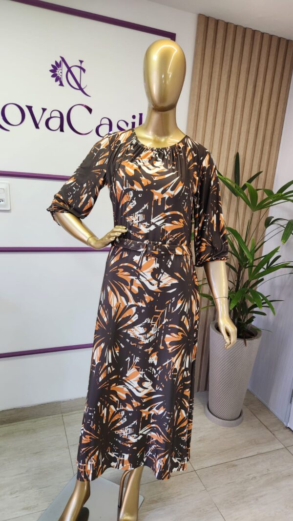 vestido longuete look feminino