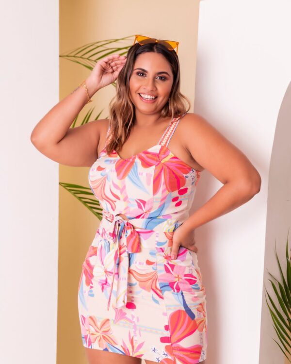 conjunto saia e cropped plus size