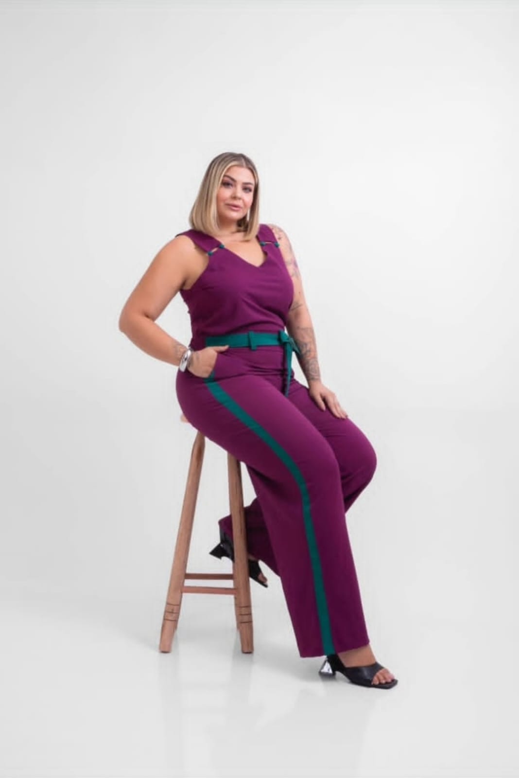 conjunto calça e blusa pink