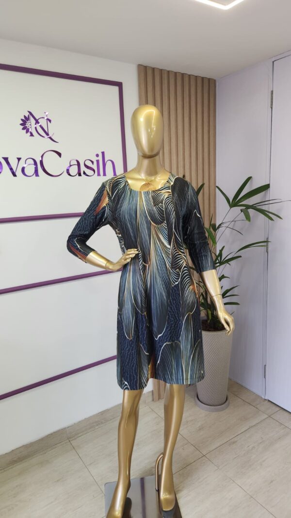 Vestido Túnica Curto em Fluity Cássia - Imagem 4