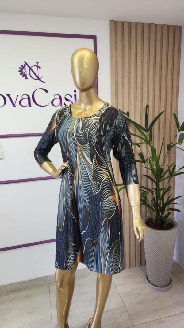 Vestido Túnica Curto em Fluity Cássia