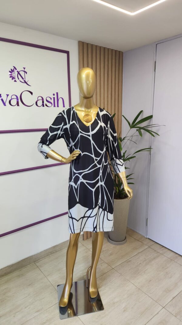 Vestido Túnica Curto em Fluity Joana - Imagem 3