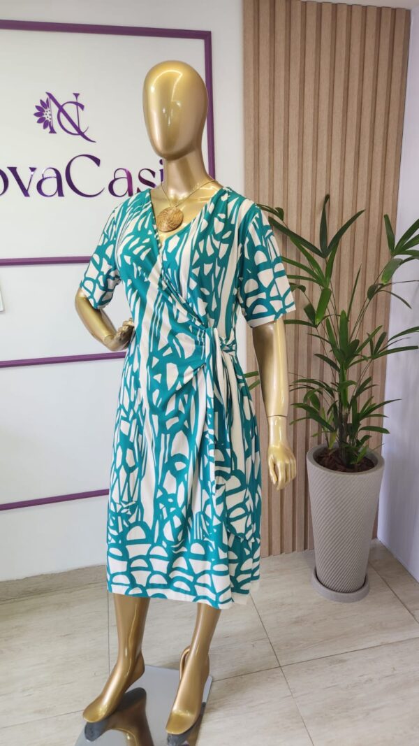 Vestido Curto em Fluity Venice Cachecoeur Estampado - Imagem 2