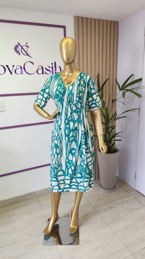 Vestido Curto em Fluity Venice Cachecoeur Estampado
