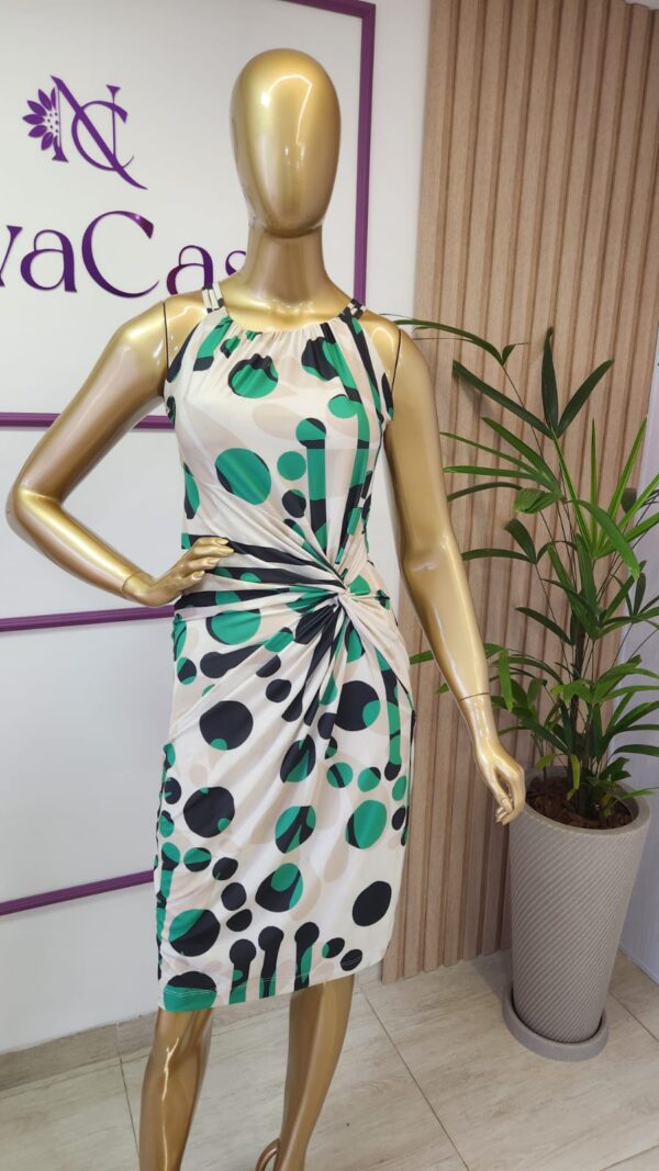 Vestido em Fluity Venice Cachecouer Curto com Alça - Imagem 2