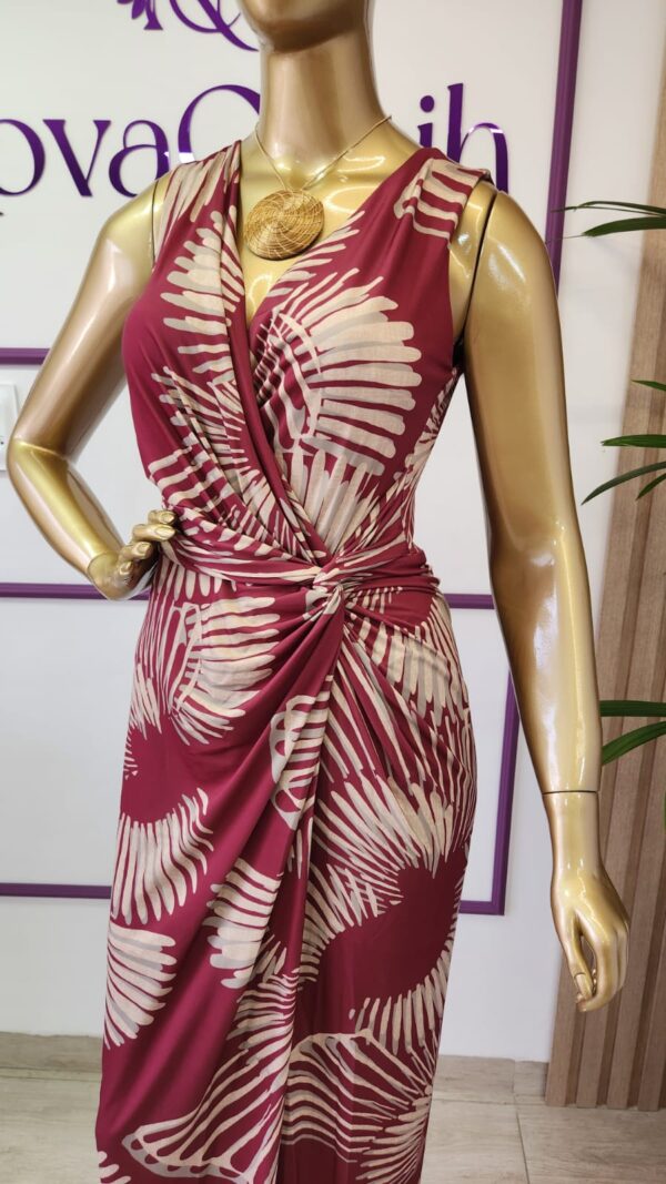 Vestido Longo Fluity Estampado Regata Encanto - Imagem 3