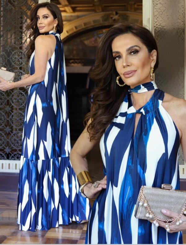 vestido longo fashion
