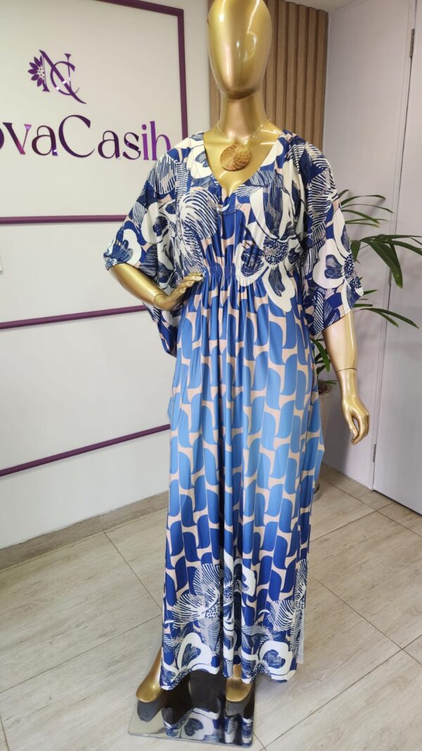 kaftan azul em fluity fashion