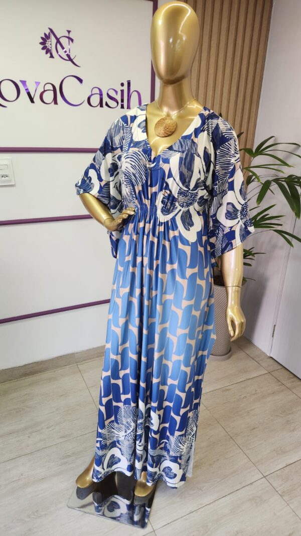 kaftan azul em fluity fashion