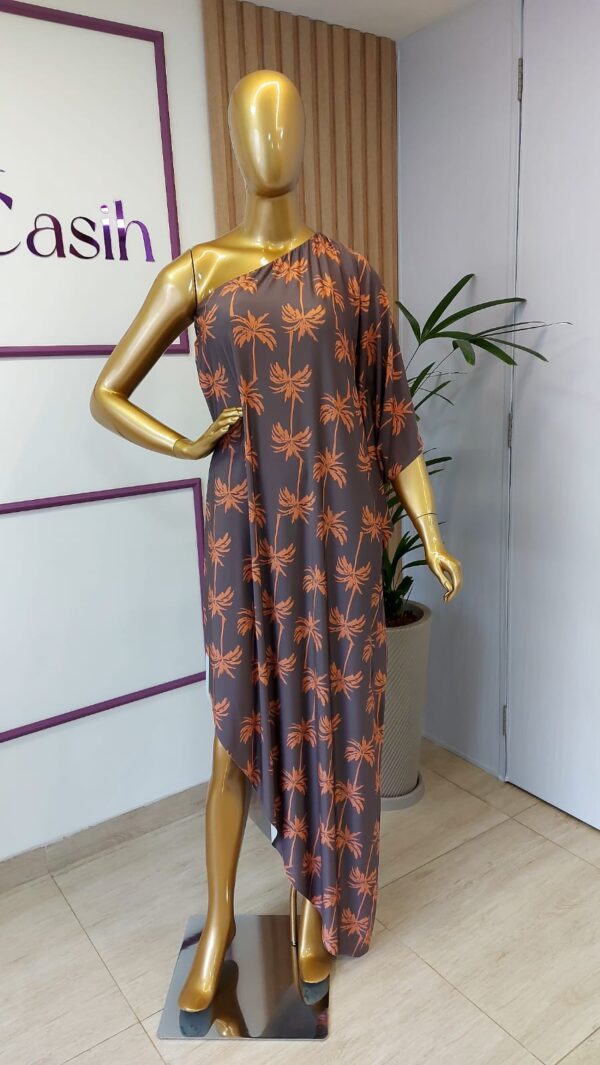 kaftan barra assimétrica fashion