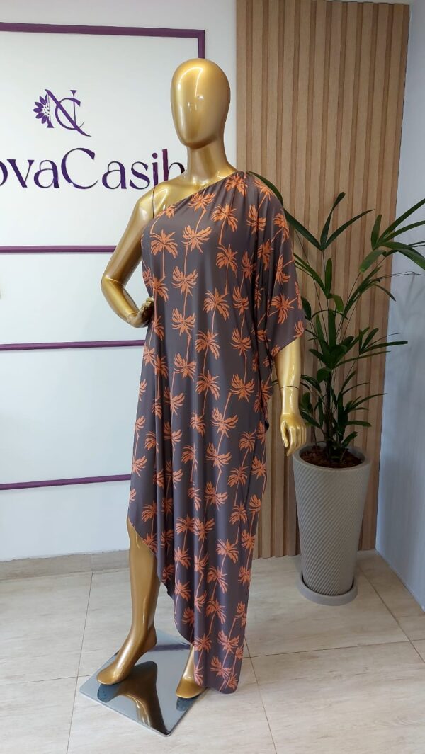 kaftan barra assimétrica fashion