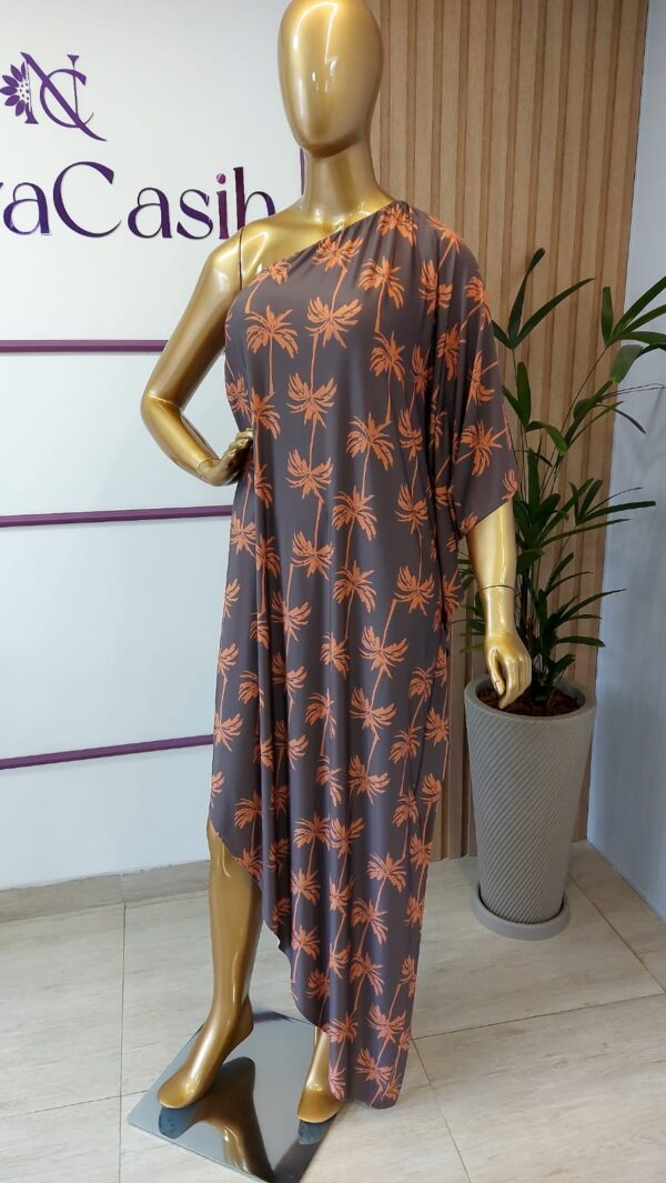 kaftan barra assimétrica fashion
