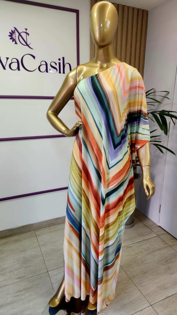 kaftan um ombro fashion fluity