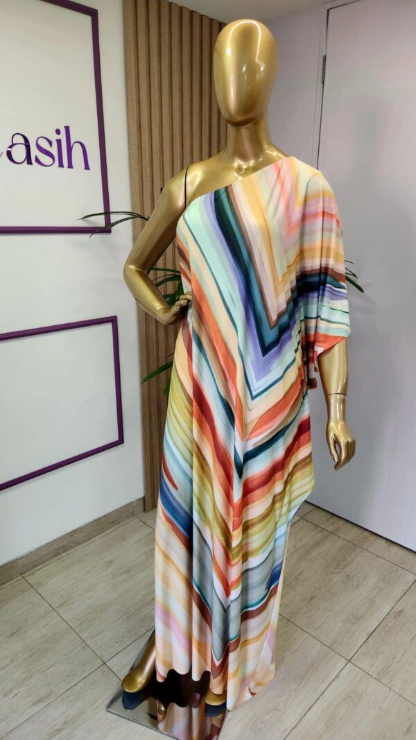 kaftan um ombro fashion fluity
