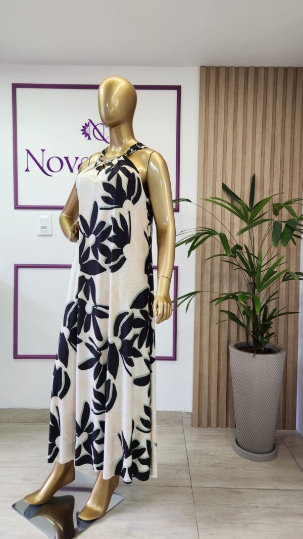 vestido longuete fashion fluity
