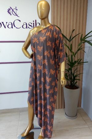 kaftan barra assimétrica fashion