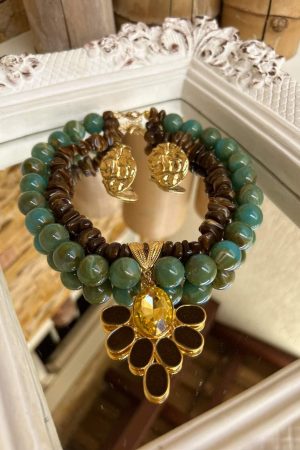 colar artezanal fashion