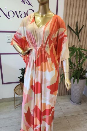 kaftan longo fashion moda elegante