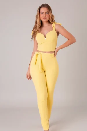 conjunto solar gold fashion